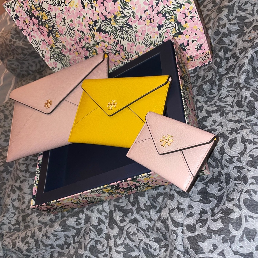 Tory Burch 3 piece envelope clutches